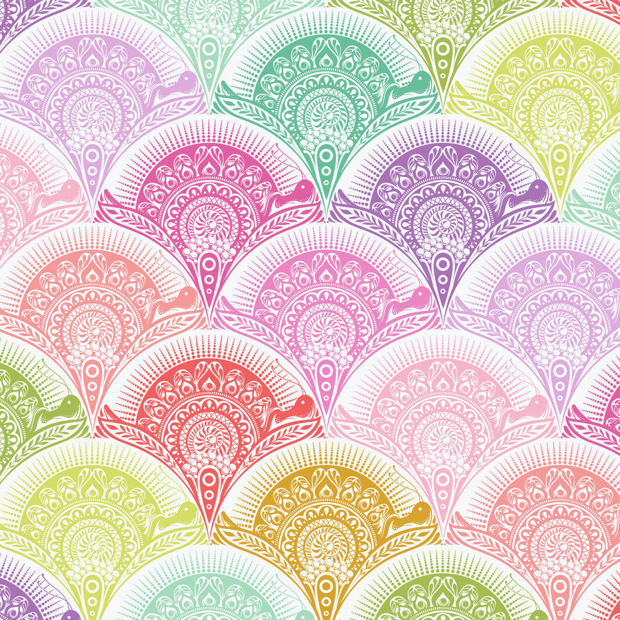 Tula Prince Charming Snail Scallop - SUGARRUSH 1/4 yard