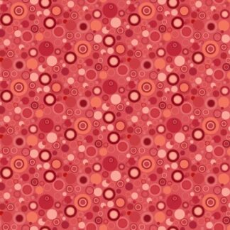 Bubble Dot 108' Wide Back - ROSE 1/2 yard