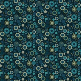 Bubble Dot 108' Wide Back - NAVY 1/2 yard