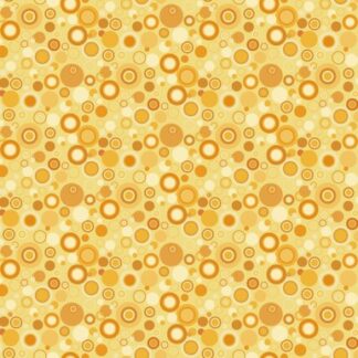 Bubble Dot 108' Wide Back - YELLOW 1/2 yard