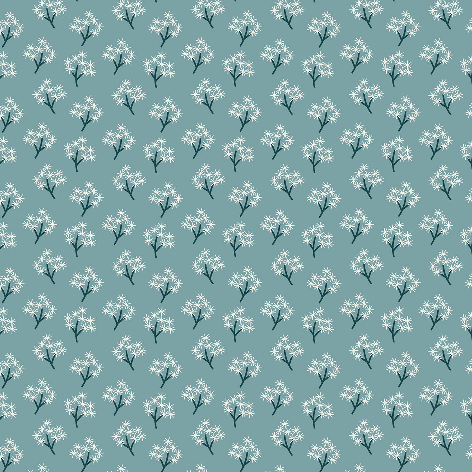 North Winds - Frost Flower - 1/4 yard
