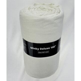 108' Minky Solid 3 Yard Cut - Cream