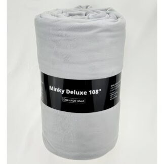 108' Minky Solid 3 Yard Cut - Silver