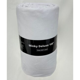 108' Minky Solid 3 Yard Cut - Snow
