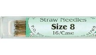 Foxglove Straw Needles SZ8 - 16ct