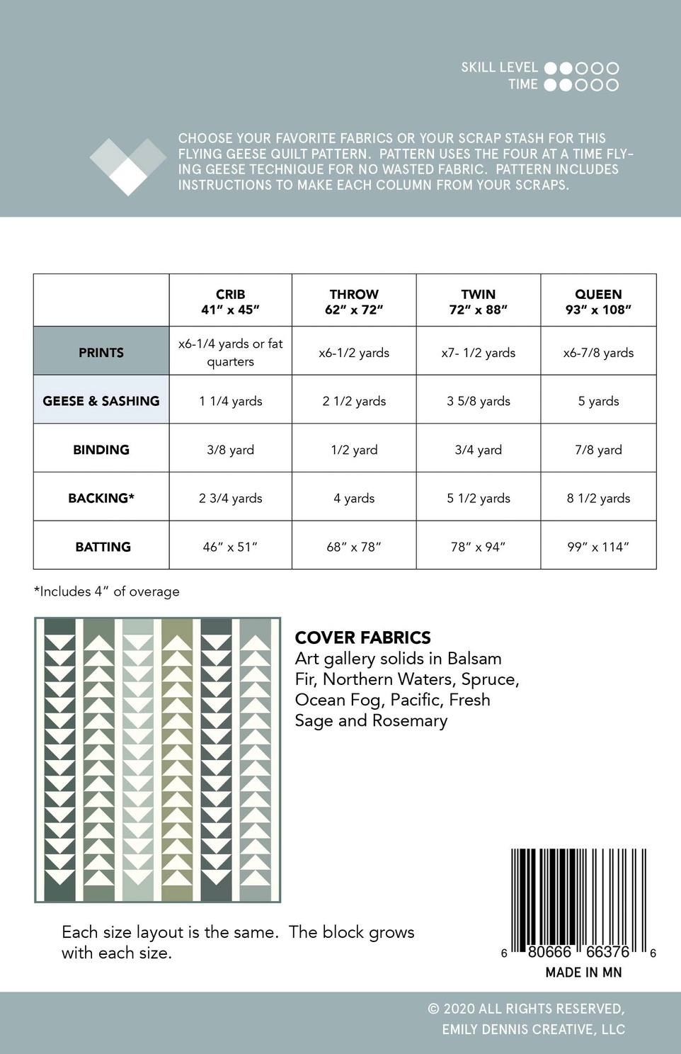 Flying - Paper Quilt Pattern - Image 2