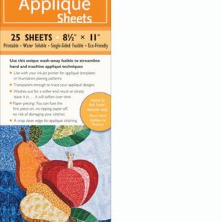 Wash Away Applique Sheets - 15 sheets