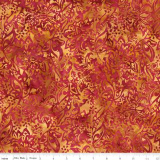 Batiks Legacy - Country Lane Red 1/4 YARD